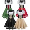 Bawarski Kostium Oktoberfestu Damski Bawarski Strój Dirndl Dla Kobiet Halloweenowy Strój Dirndl Strój Piwnej Kelnerki