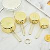 Stainless Steel Measuring Cup Measuring Spoon Set Ergonomic Handles Measuring Cups & Spoons Set Dishwasher Safe Kitchen Tools for Cooking &