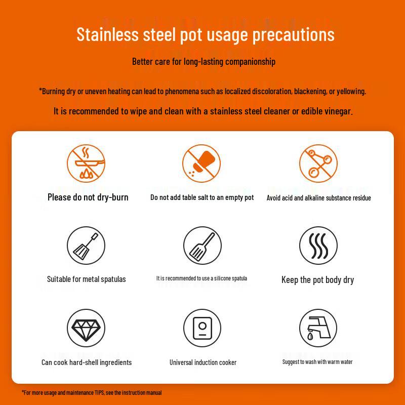 SUPOR 304 Stainless Steel Multi-Function Steamer & Soup Pot