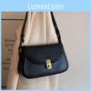 Fashionable Medium-sized Pu Leather Crossbody Bag For Women Ideal For Daily Commuting And Casual Outfits