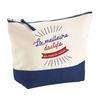Makeup Bag - PLANETEE - World's Best Typist - Large Size - Cotton - HD Printing (Made In France)