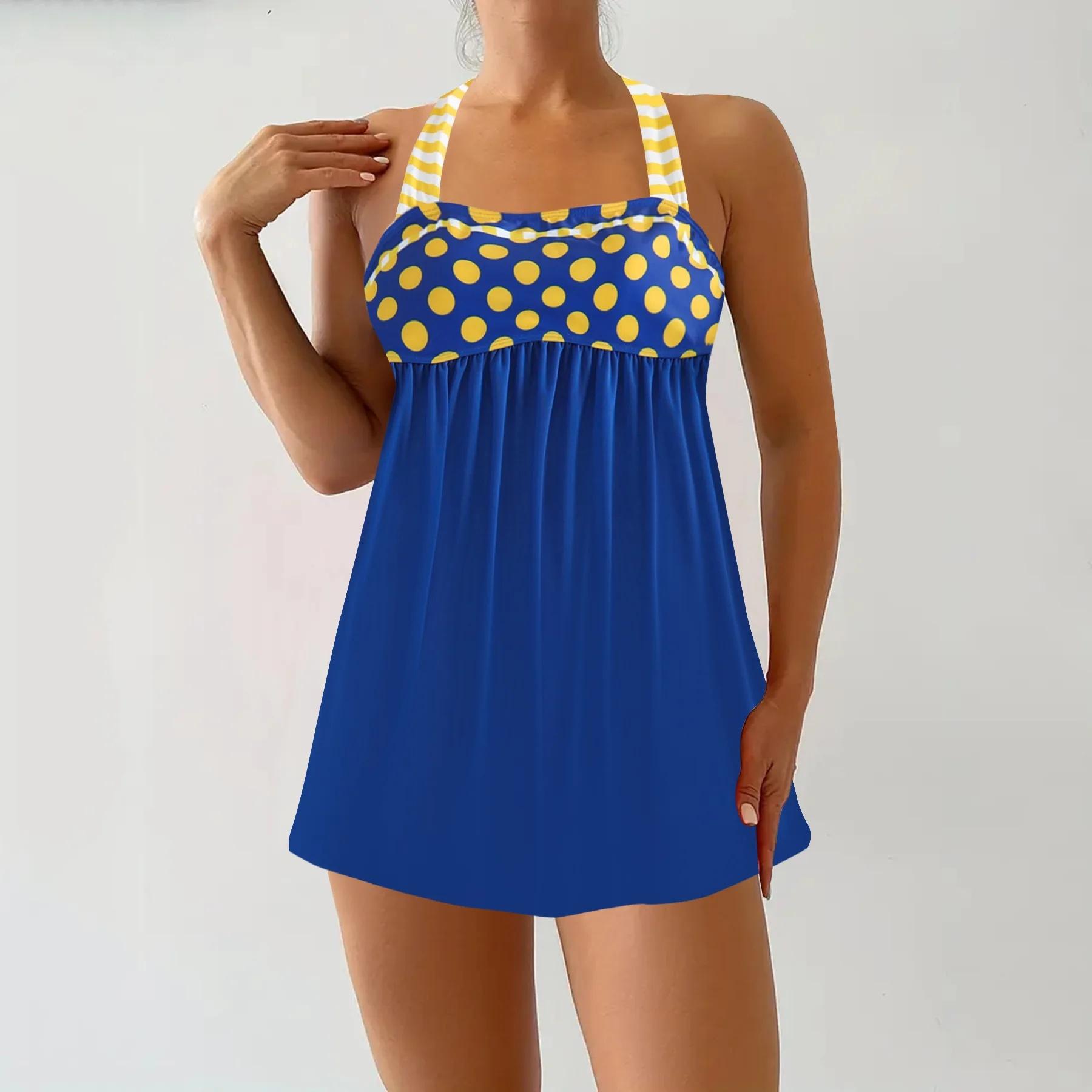 

Большие размеры Женские купальники Push Up Бикини Двухсекционный купальник Твердые бикини Комплект пляжная одежда Купальный костюм 3XL жёлтый