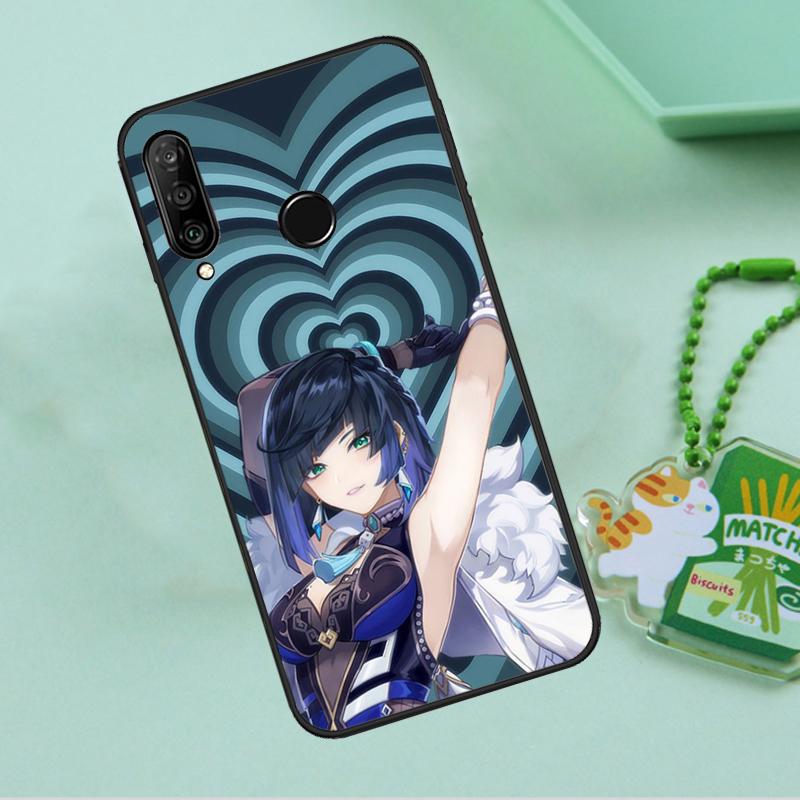Yelan Genshin Impact For Huawei Nova 12i 12s 7i 8i 11i 9 10 SE Y90 Y60 Y70 Y72 Y61 Y91 P30 P40 Lite P60 Pro Case