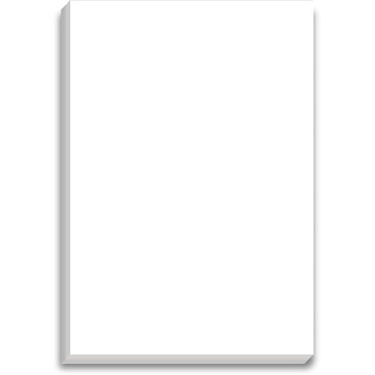 Half Letter Blank Paper, A5 100 Sheets/200 Pages Printer Paper, Unpunched, Blank Copy Paper, 100gsm, White, 5.8   x 8.2   1-Pack