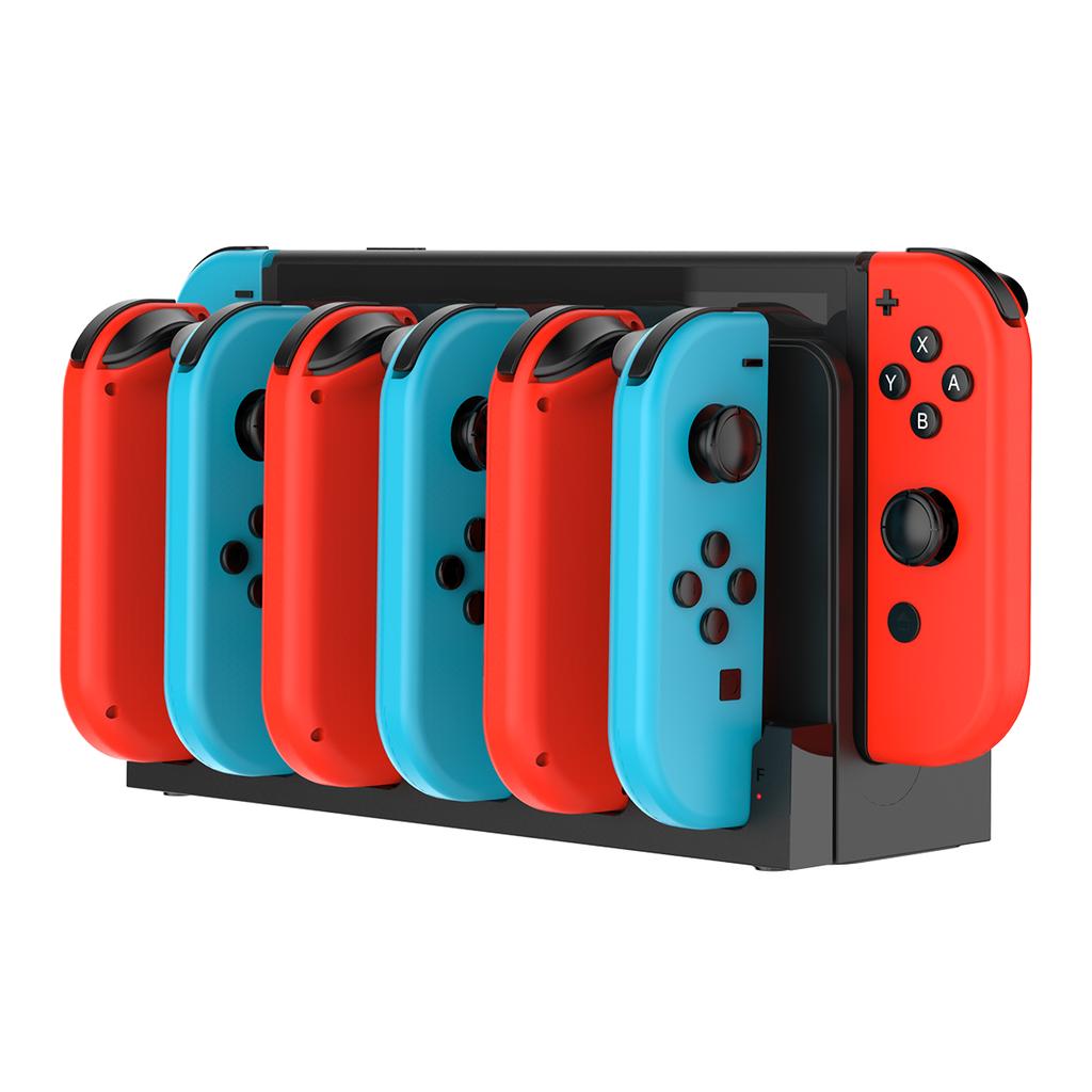 Charging Dock for Switch 1 Joy-cons,Charges Up 6 Controller with LED Indication&1 USB 2.0,Charger Dock Station for Switch