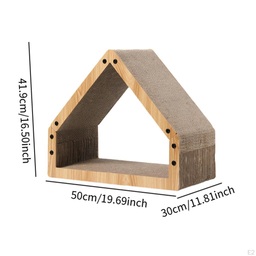 Triangle Cats Scratch Posts Pet Scratcher Toy Multiple Angle Grind Corrugated Paper Cat Scratching