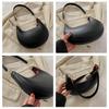 New Fashionable High-end Moon-shaped Baseball Bag Showing Luxury Women's Single Shoulder Bag Underarm Hobo Bag