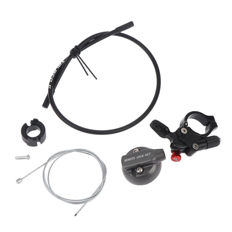 1Set Bike Bicycle Remote Fork Lockout Switch Lever For Mountain Bike Bicycle Front Fork Remote Control Wire Control Lock Switch