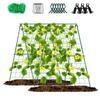 Detachable A Frame Garden Trellis Vegetable Plant Climbing Frame Kit Grow Supports for Vine Cucumber Trellis Tomatoes Grapes