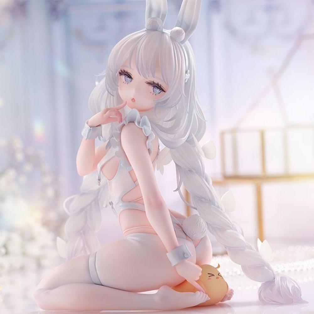 Figura de Anime Azur Lane 18CM MNF Le Malin Menina Coelho Modelo de Anime Brinquedo Presente Coleção Decoração Enfeites PVC