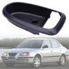 Recessed Interior Door Handle Surround Trim, Black Engineering Plastic for Worn or Damaged Frame Replacement Task 82611-2D000 82621-2D000
