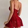 Women Lace Mesh Nightgown Erotic Dress