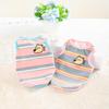 Colorful Striped Warm Vest for Pets - Autumn/Winter Style for Teddy, Pomeranian, Bichon, Cats, and Dogs