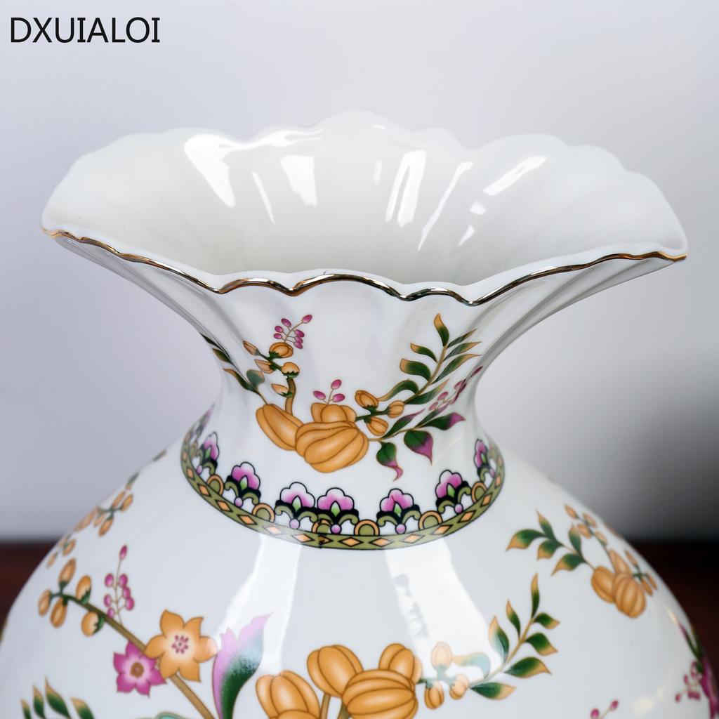 Creative lucky bag ceramic vase Home decoration accessories Living room tabletop decorations Flower arrangement device