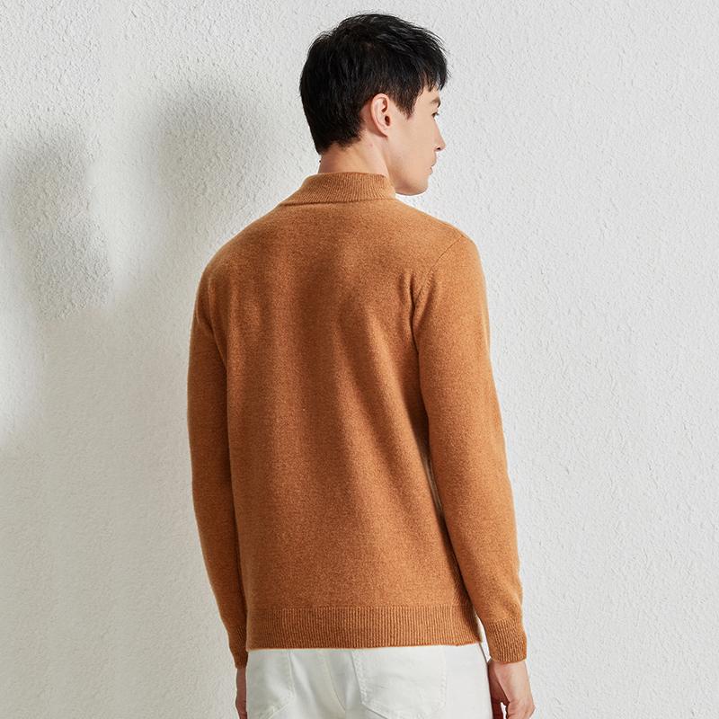100% Woolen Sweater Keep Warm Men Winter Pullovers Long Sleeve Sweaters