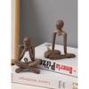 4pcs Decorative Abstract Thinker Men Statue Showpiece Set | Home Decor Items