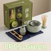 8Pcs with Pouring Spout Japanese Matcha Set Reusable Matcha Making Kit  Matcha Equipment