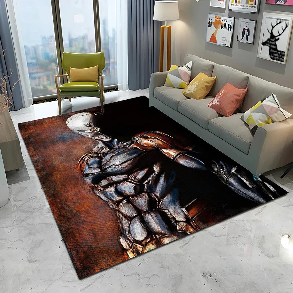 Metal Gear Solid Game Gamer Cartoon Carpet Rug For Home Living Room Bedroom Sofa Doormat Decor,Kids Area Rug Non-Slip Floor Mat