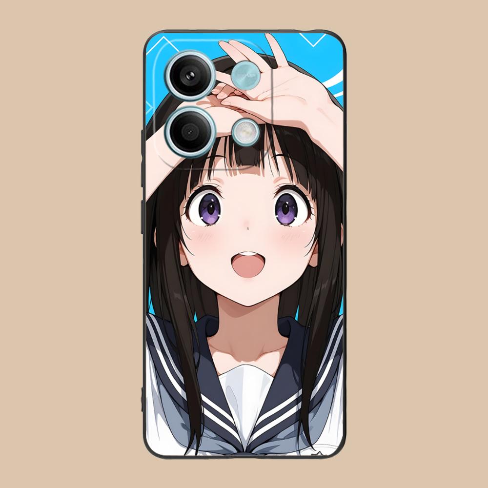 Hyouka Chitanda Matte TPU Mobile Phone Case for POCO F8 F7 F6 F5 F4 F3 F2 Pro GT C75 C71 C65 C61 C40 Pro Ultra Colorful Cover