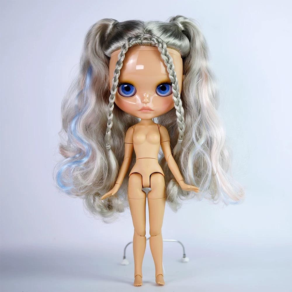 

ICY DBS Blyth Кукла Загар Кожа Матовое Лицо Глянцевое Лицо Надутые Губы 30СМ BJD 19 Суставов Тело Кукла DIY Макияж Костюм Кукла Подарок Игрушка Only doll-no 9 hands