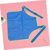 Kids Durable Painting Apron Reusable with Long Ties for Comfortable Wear Blue Protects Clothing from Dirt and Stains
