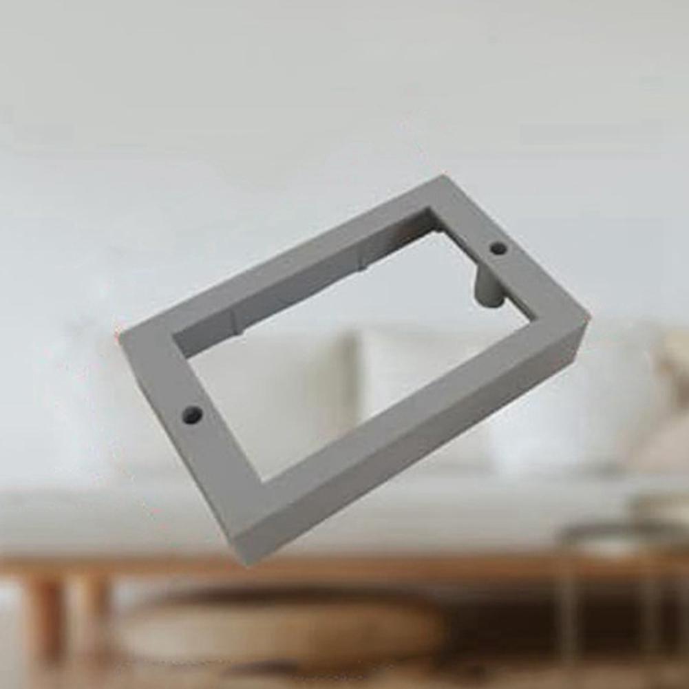 A84E-5Pcs 1/2Inch Single Gang Receptacle Outlet Box Extenders, Electric Outlet Extender Box With 10Screws Receptacle Extender
