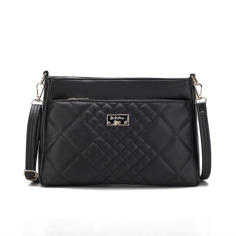 

Модная сумка для женщин среднего возраста, простая мамина сумка через плечо, женская маленькая квадратная сумка через плечо 28*8*18cm чёрный