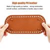 Bag Bases for Crochet 22x10cm 8x18cm Crochet Bag Bottom Bases Leather Bag Bottom Oval Round Rectangle Bottom Bag Bases