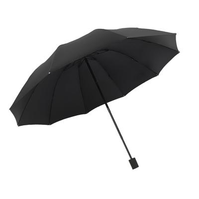 Travel Umbrella 10 Ribs Portable Manual Windproof Rainproof Sunscreen Folding Umbrella for Outdoor