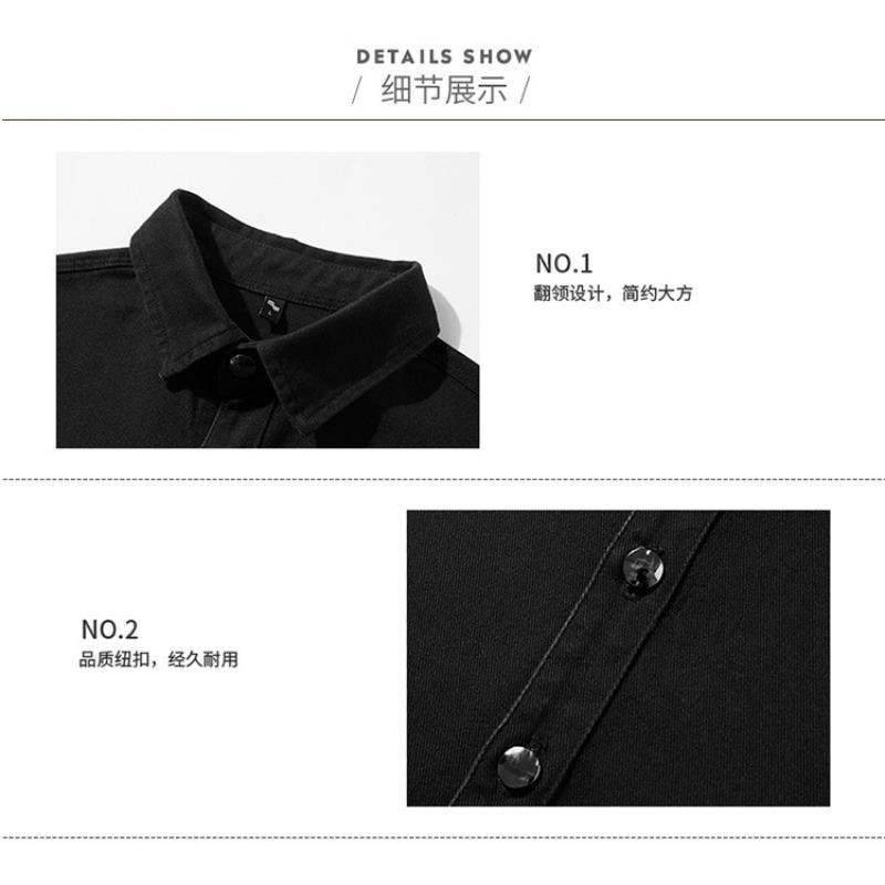 Long sleeve shirts spring and autumn men's new Korean casual shirts Hong Kong fashion shirts men's stylish coats