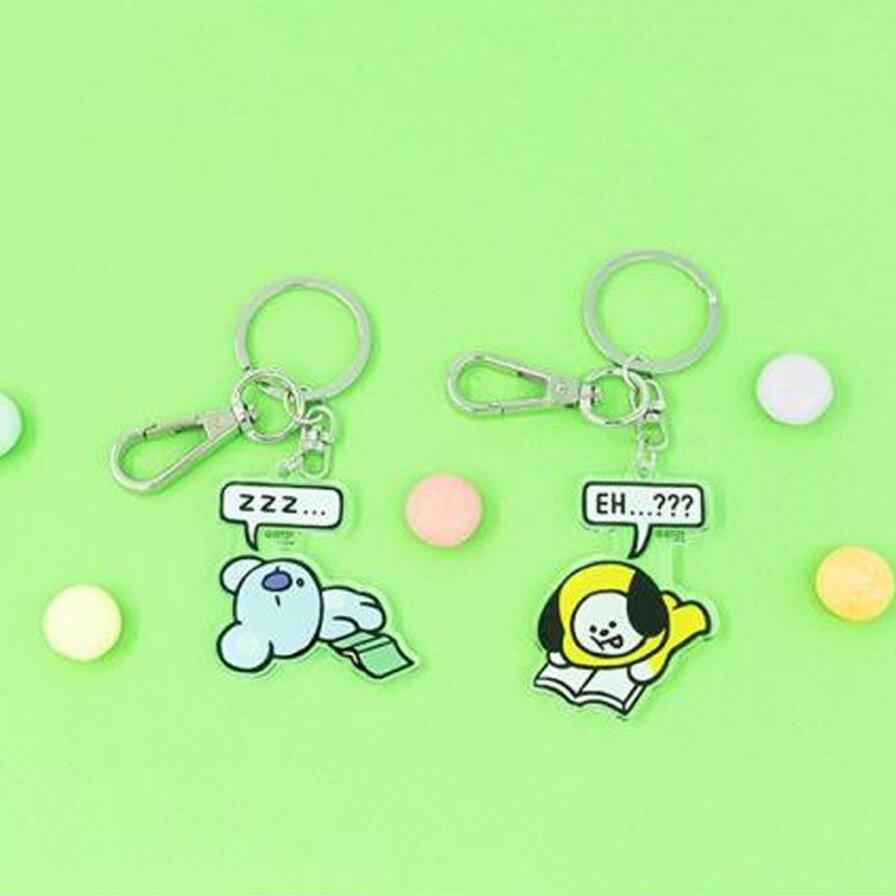 30 OFFBT 21 Acrylic Key HolderAcrylic Holder Mejiroshi Ring Bulletproof Boy Scouts BTS Official Goods Bangtan KOYA RJ SHOOKY MANG CHIMMY TATA COOKY