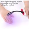 Portable Mini USB Nail Phototherapy Lamp Foldable LED Nail Dryer Machine UV Gel Polish Varnish Curer