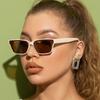 New Women Polygonal Sunglasses Feature Fashionable Patchwork Eyewear with A Retro and Luxurious Concave Design
