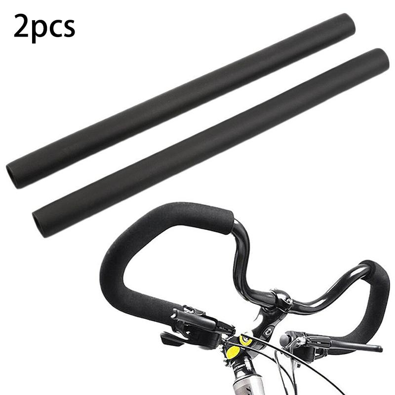1Pair Bicycle Bike Handlebar Grips Cover Racing Bike Sponge Foam Tube Flexible Cuttable Anti-Slip Cycling Sponge Cover