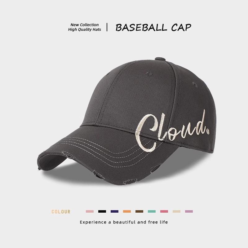 New Baseball Cap Men Wide Brim Letter Embroidery Hard-Top Caps Women Street Dance