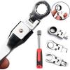 1 Set Ratchet Wrench Changeable Wrench Ratchets Screwdriver Household Multifunctional Hardware Tools 8mm-19mm Versatile