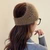 2in1 Fashion Neck Warmer Knit Hairband for Woman Camping Travel Wide Headband