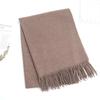 Scarf Women's Winter High-end Cashmere Scarf Versatile Women's Shawl Korean Autumn and Winter Solid Color Scarf