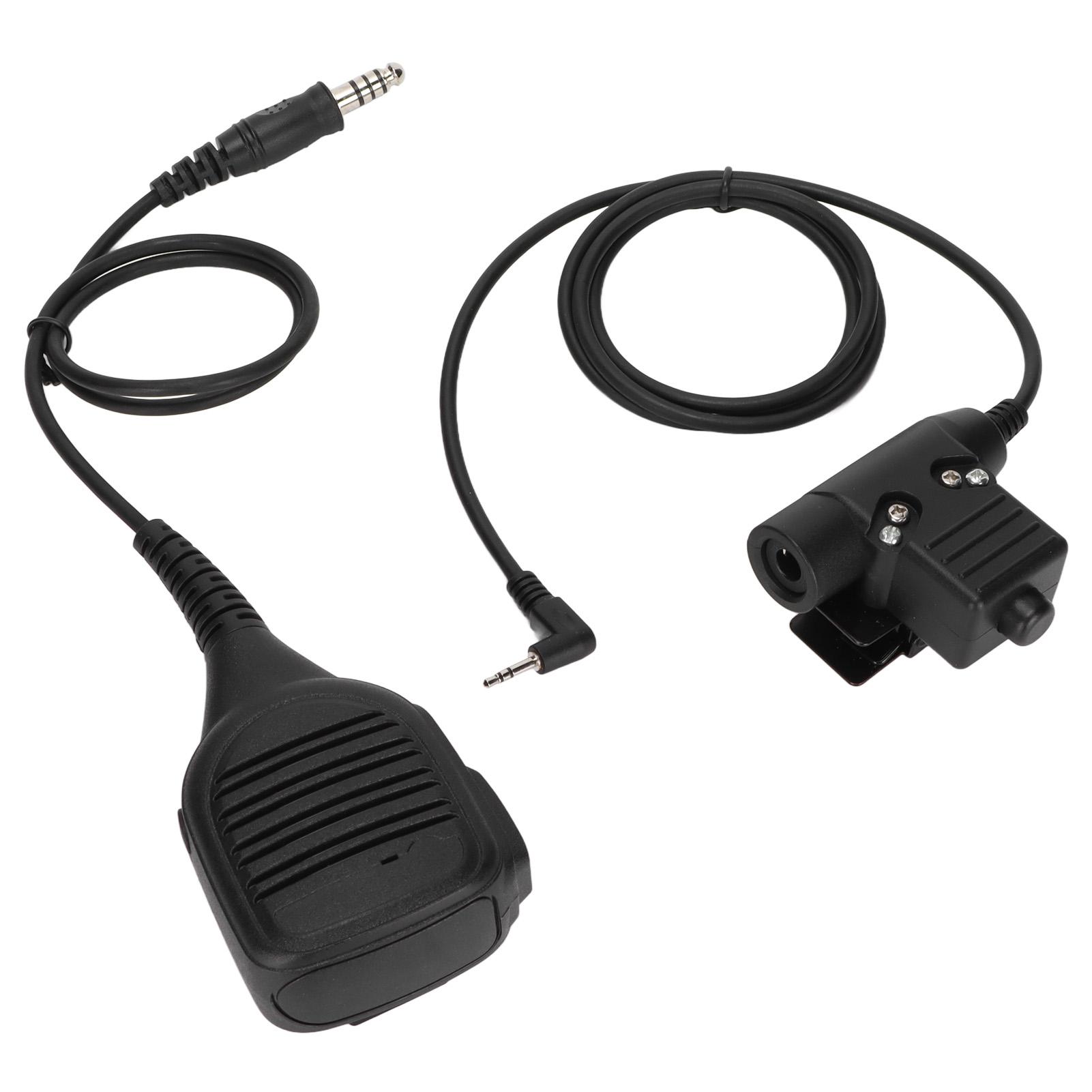 

7,1 мм микрофон для переноски на плечо с микрофоном U94 PTT для MOTOROLA T5428 6200C T80