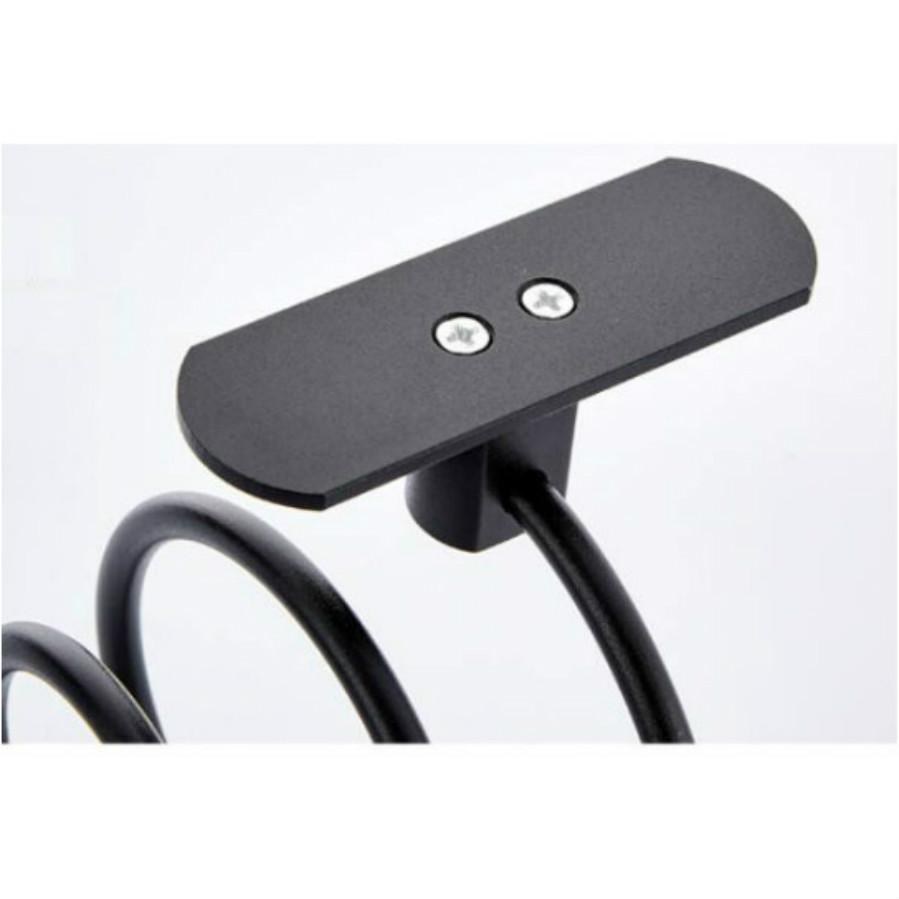 Hair Dryer Rack Space Aluminum Bathroom Wall Holder Shelf Storage