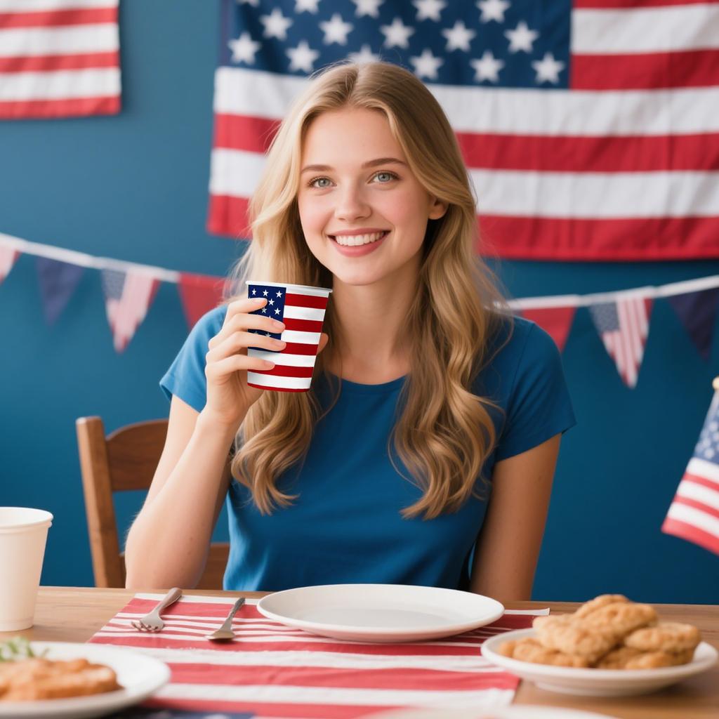 Independence Day Theme Party Disposable Paper Cups