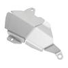 Motorrad Wasserpumpendeckel Motorrad Wasserpumpen Schutzabdeckung Aluminiumlegierung Ersatz für Tenere 700 XTZ700 (Silber)