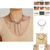 Dazzling Rhinestone Choker Necklace For Women Heart And Star Designs Fashion Accessory