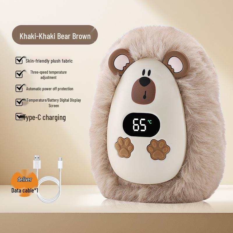 Rechargeable Plush Hand Warmer - Perfect Winter Gift for Students