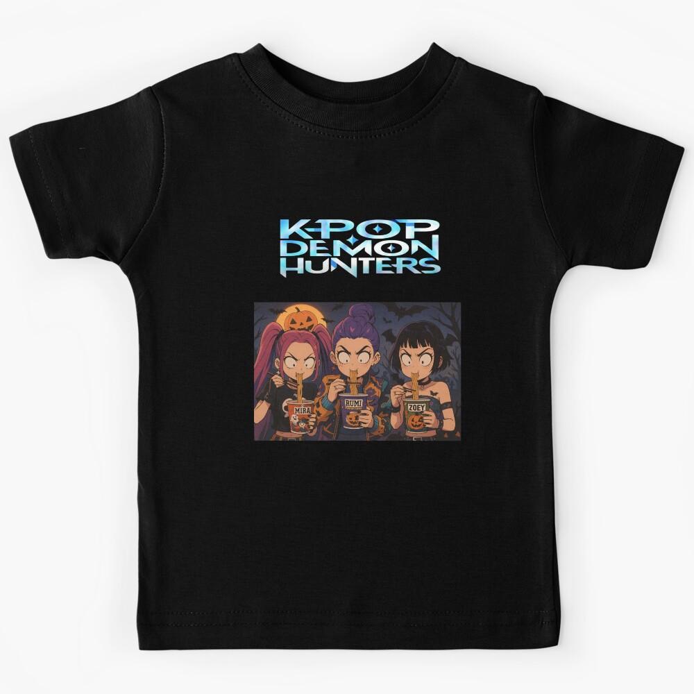 K-Pop Demon Hunters Halloween Fan Tee Kids T-Shirt 160