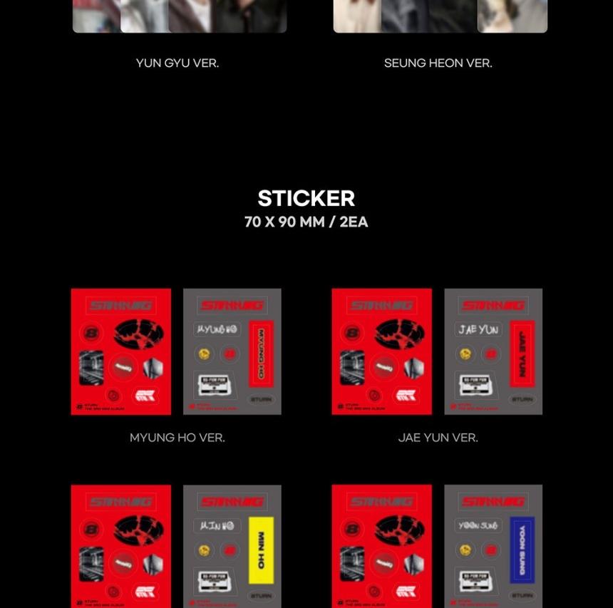8TURN - 3rd Mini [STUNNING] Photocard Album(SET)