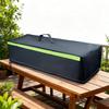 1PC Outdoor Firepit-Cover 75*25*22cm 28" Rectangular Tabletop Firepit-Cover With Glow In Dark Stripe,Waterproof Dust Covers