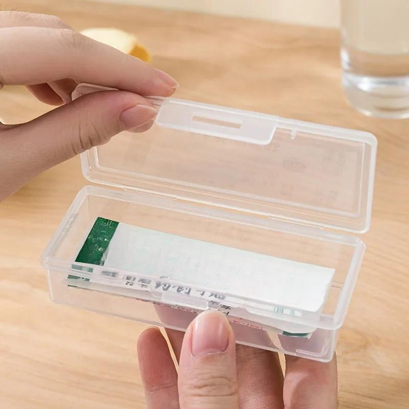 Storage Box with 4 Small Storage Boxes, Transparent Storage Box - with Detachable Compartments, Can Store Sewing Supplies