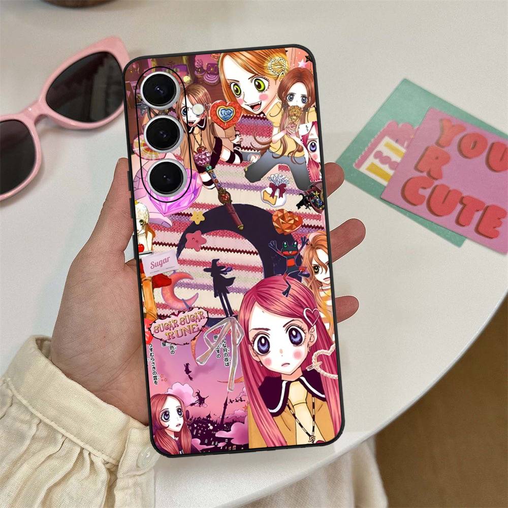 Anime Sugar Sugar Rune Phone Case For Samsung S 24 Fe 25 Ultra Plus 20 Lite 21 30 22 23 24 22 Ultra 5G Fundas