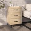 Exclusive House - Sonoma Oak Bedside Table 40x40x66 Cm Engineered Wood